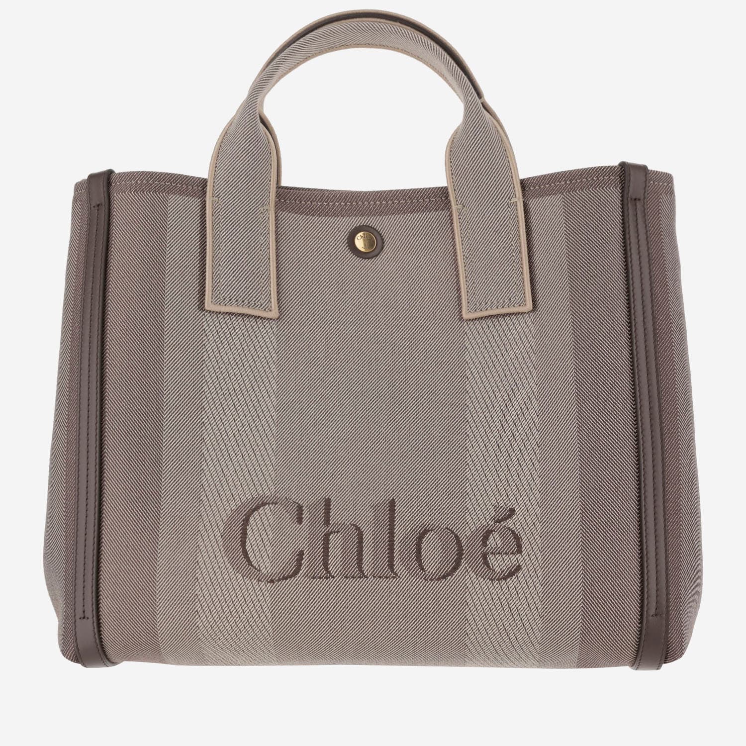 CHLOÉ MULTICOLOR CANVAS CHLOé CARRY SHOPPING BAG