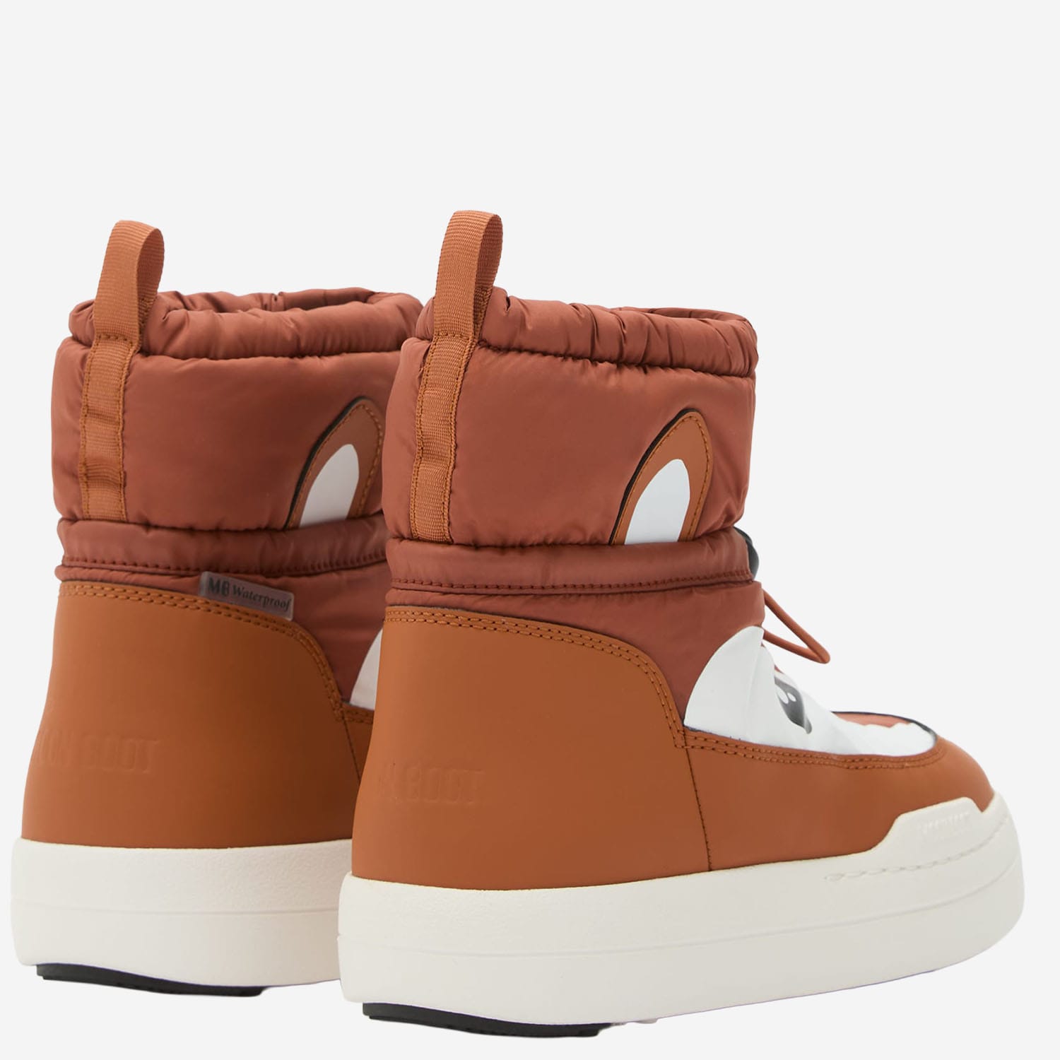 Moon Boot Junior Park Tube Mid Fox Boot In Brown