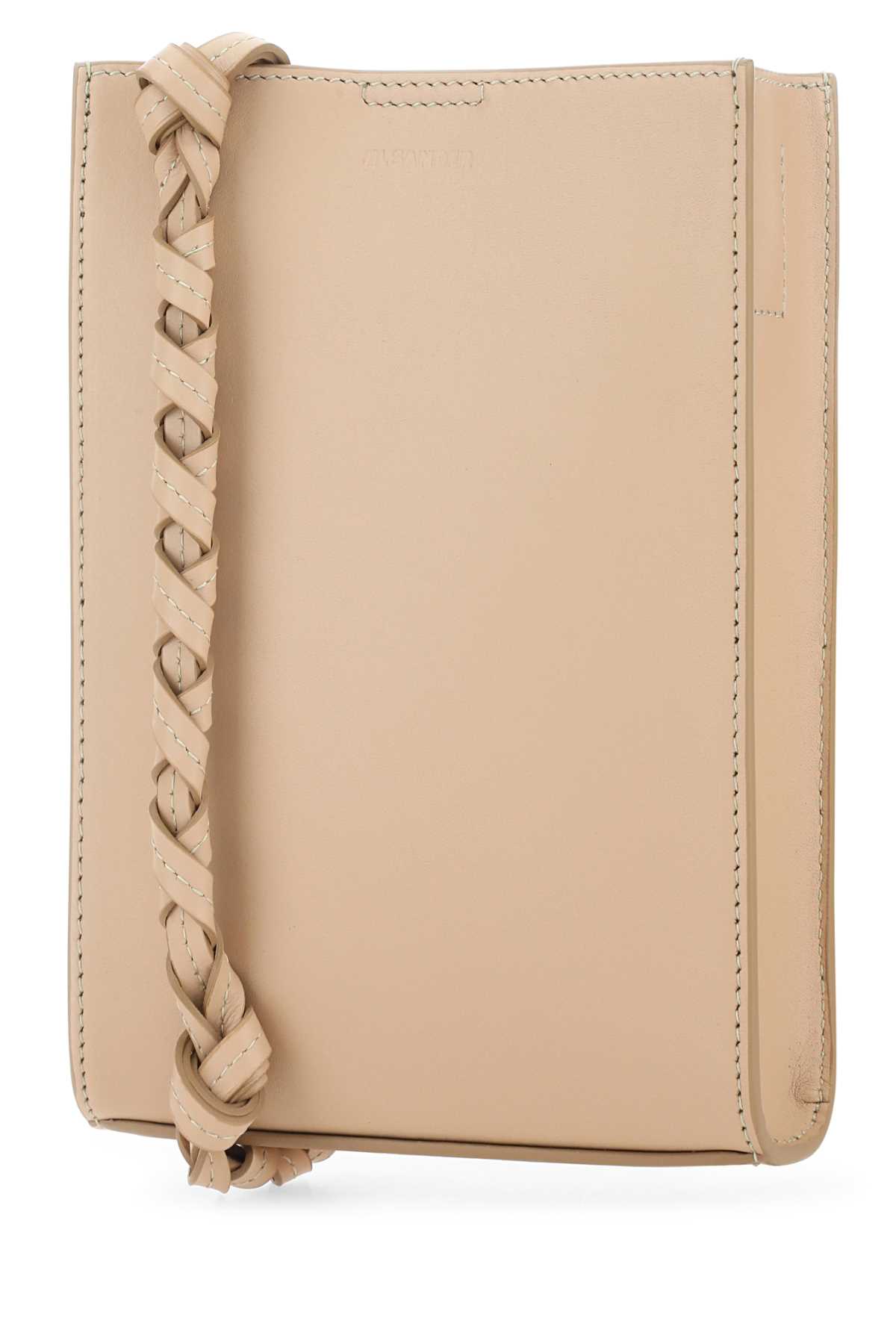 Shop Jil Sander Skin Pink Leather Small Tangle Shoulder Bag In 257
