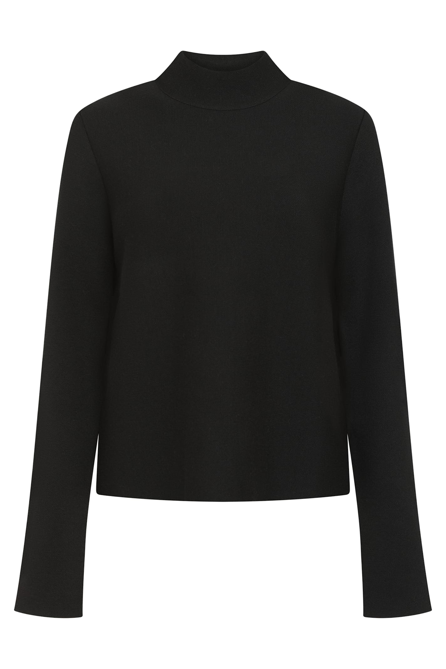 Khaite Calliope Mock Neck Wool-blend Top