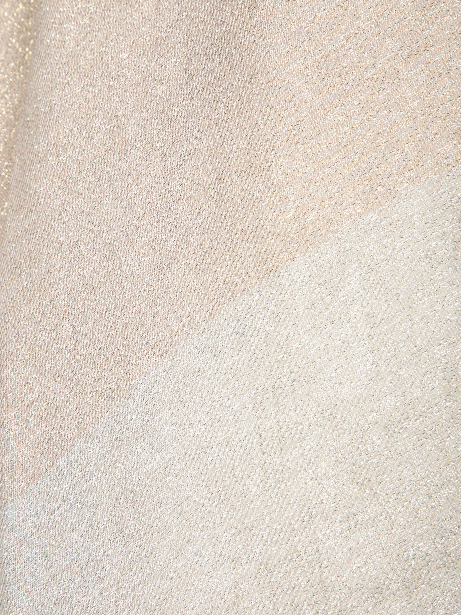 Fabiana Filippi Cape With Bright Weave In Ivory