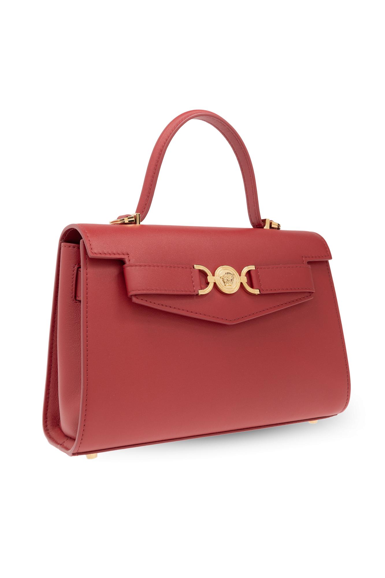 Shop Versace Shoulder Bag Medusa 95 In Red