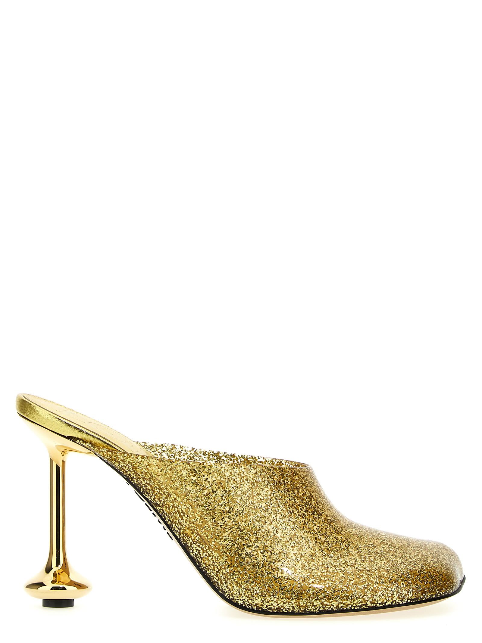 Shop Loewe Toy Mules In Gold