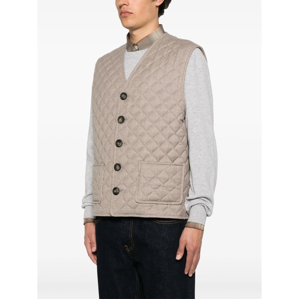 Tagliatore Waistcoat In Brown
