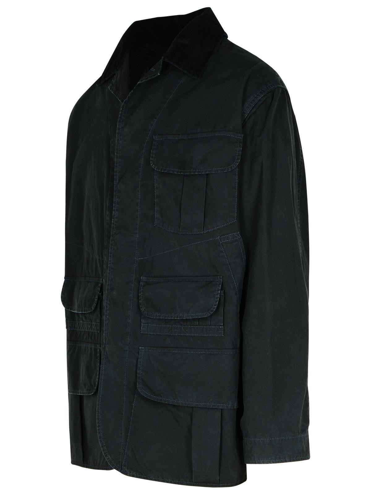 Shop Maison Margiela Wax Jacket In Black