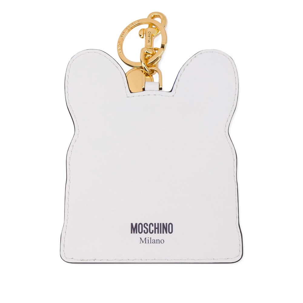 Moschino Leather Earrings In Multi