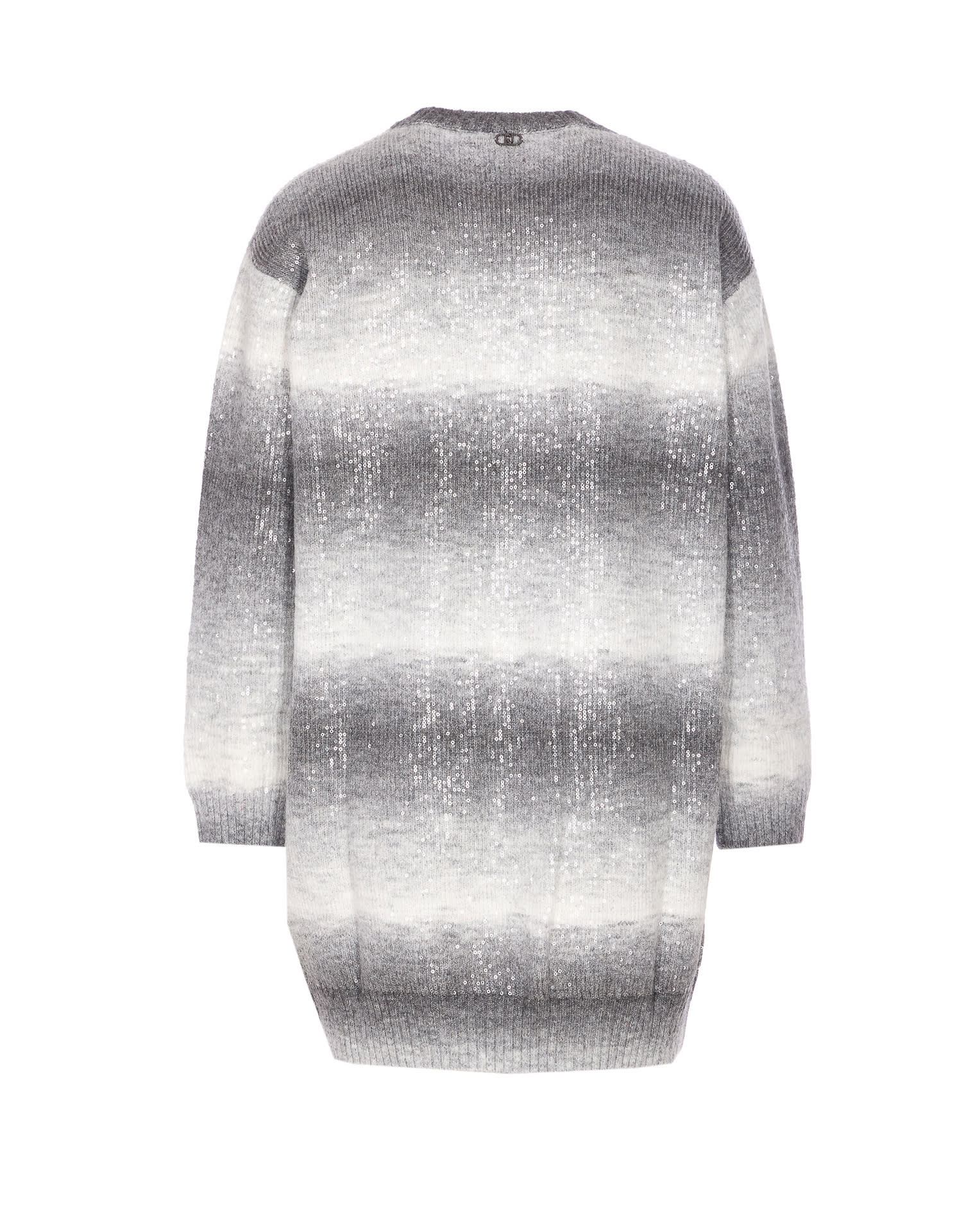 Liu •jo Sequins Sweater In Gray