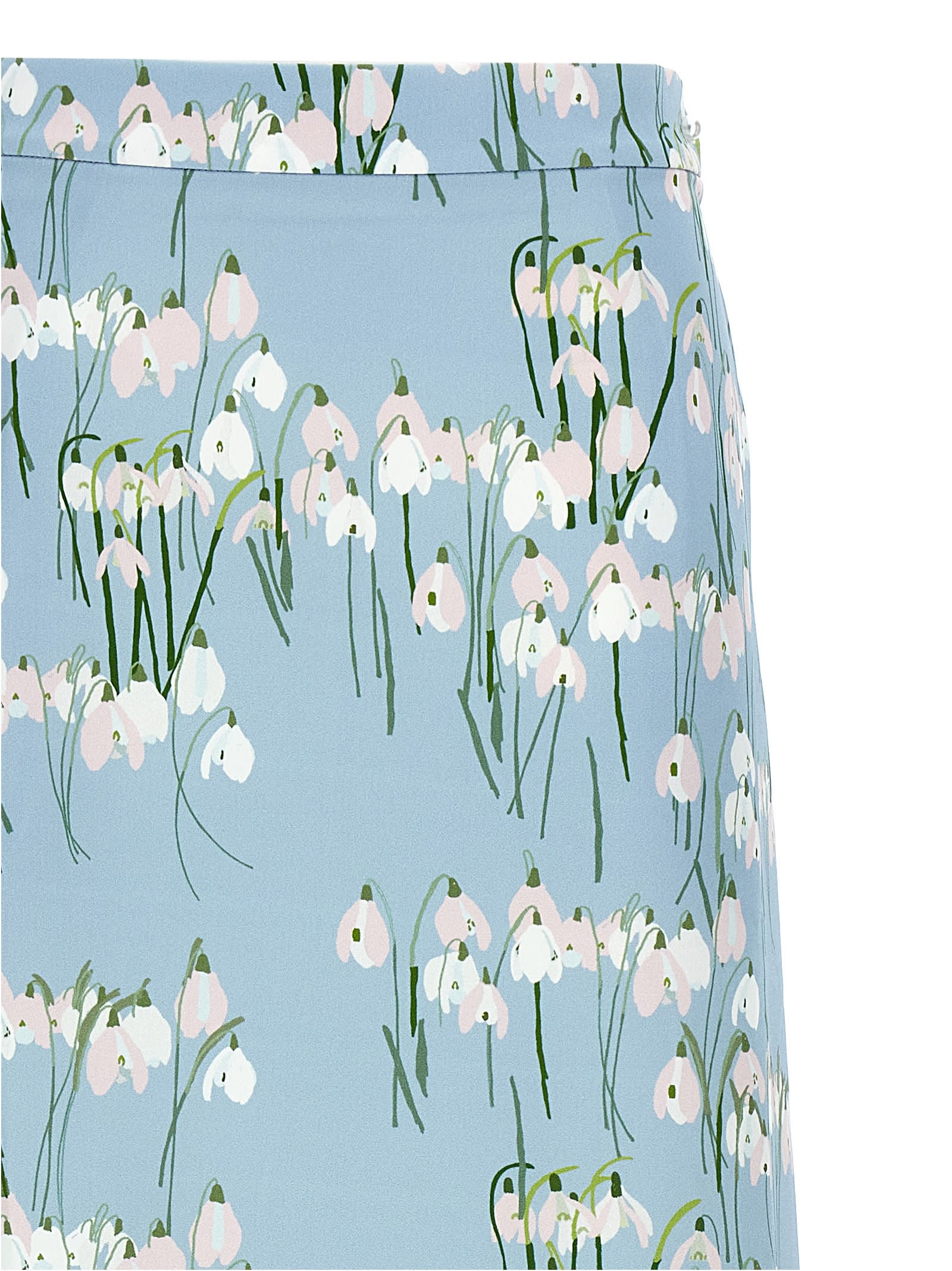 Shop Bernadette Leanne Skirt In Light Blue