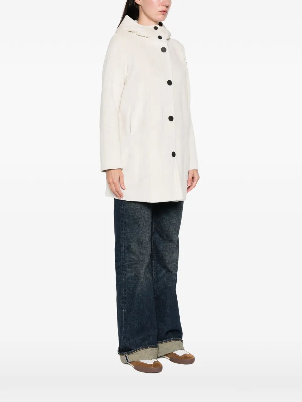 Rrd - Roberto Ricci Design Velour Neo Parka Wom Jkt In White