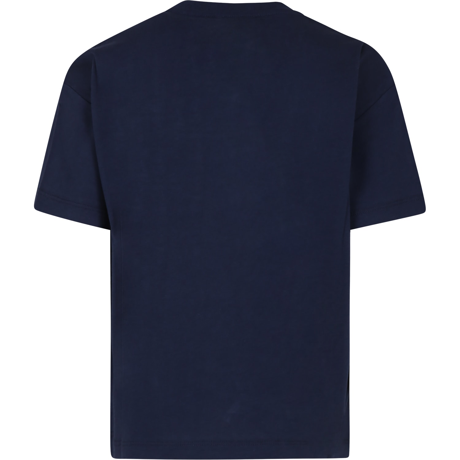 Shop Etro Blue T-shirt For Boy With Pegasus