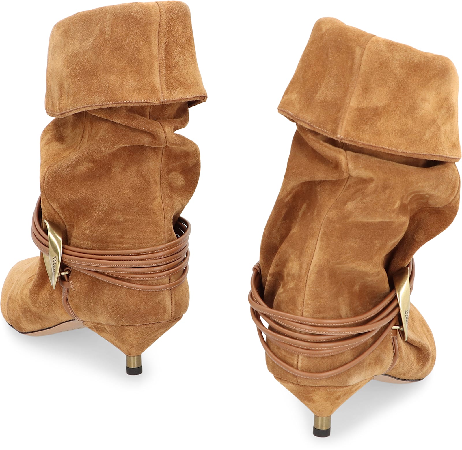 Isabel Marant Edrika Suede Ankle Boots In Brown