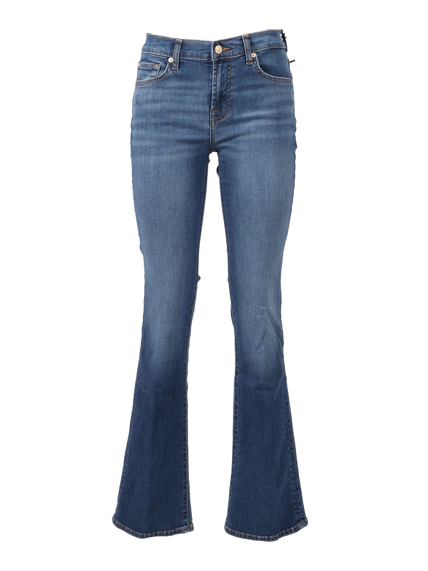7 For All Mankind Bootcut Royalty Jeans In Blue