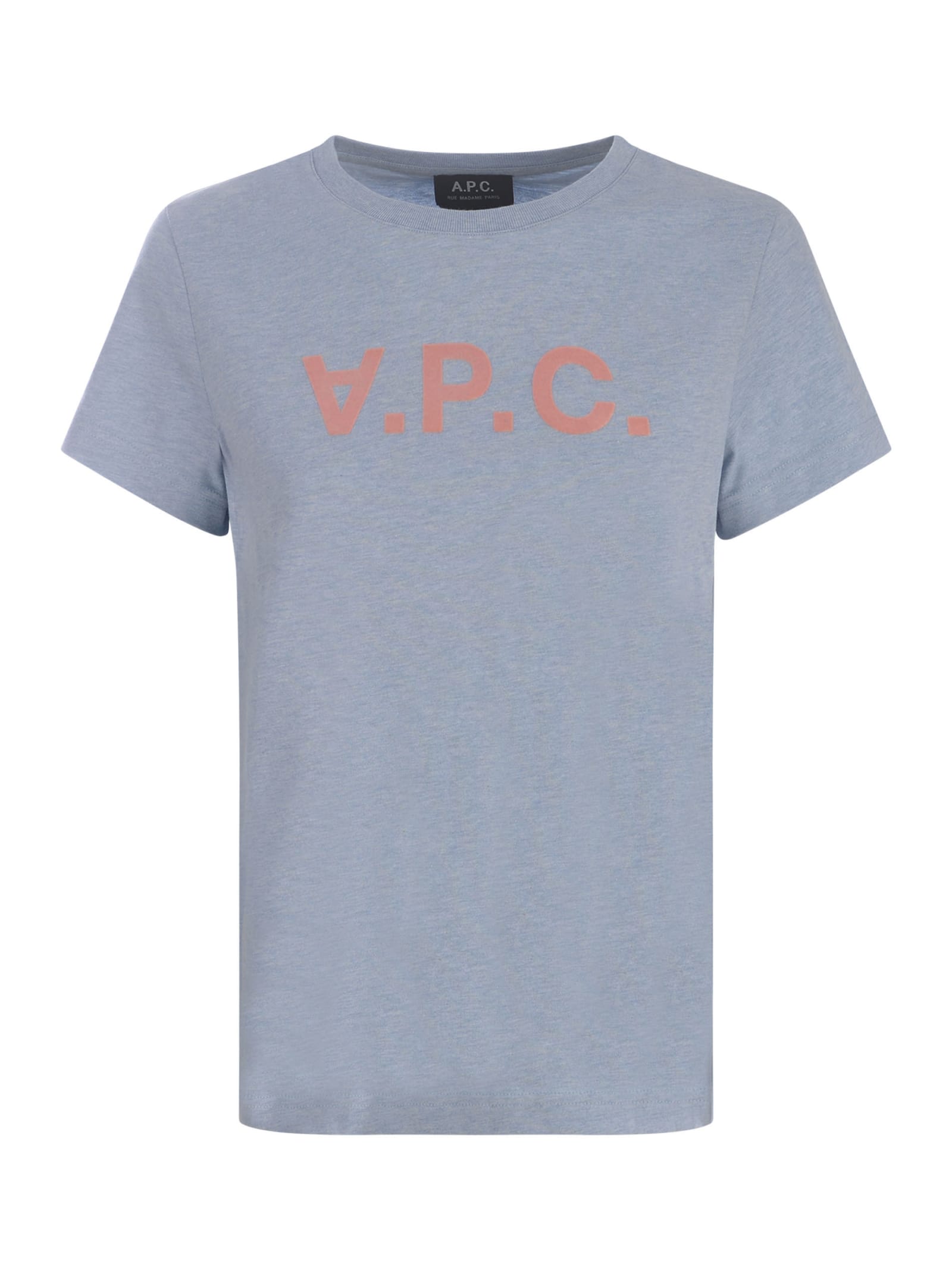 Apc T-shirt A.p.c. In Cotton In Light Blue