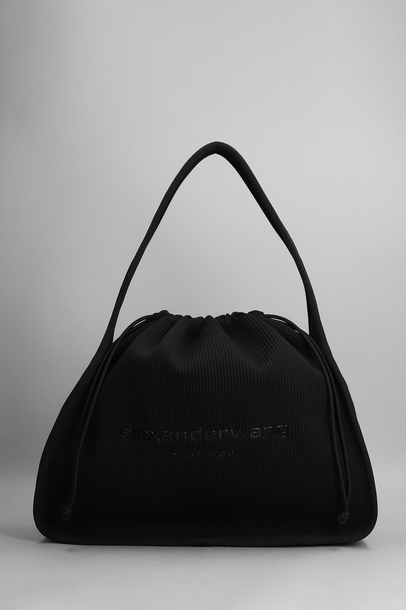 Alexander Wang Shoulder Bag In Black Synthetic Fibers