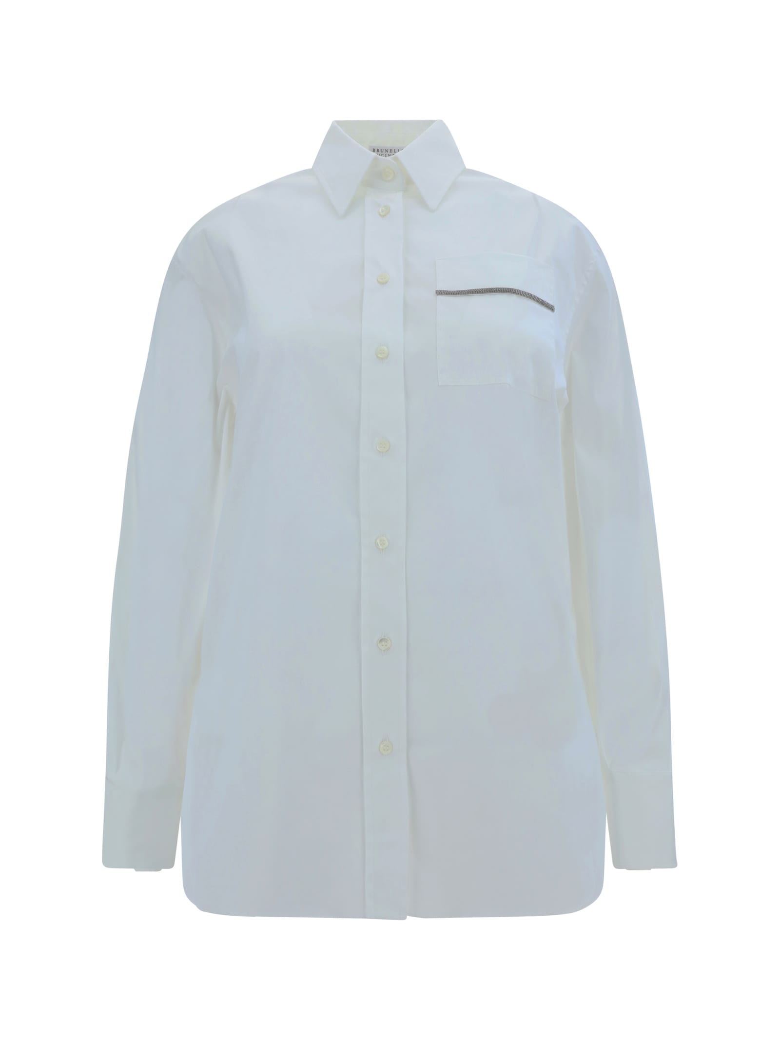 Shop Brunello Cucinelli Shirt In Bianco