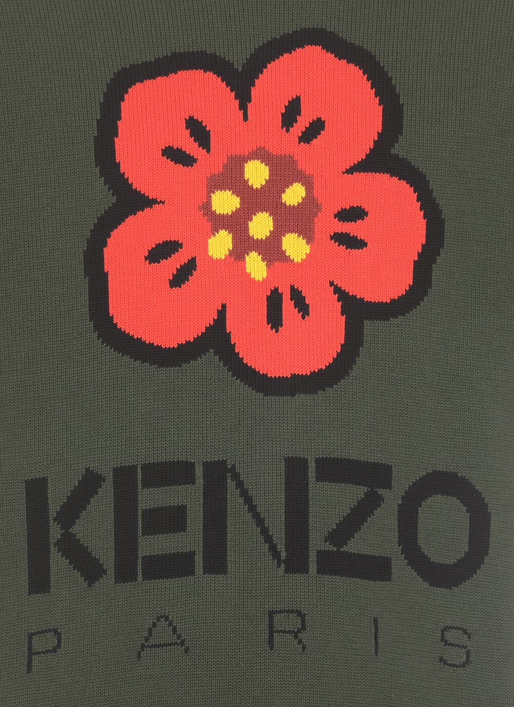 Shop Kenzo Boke Flower Sweater In Green