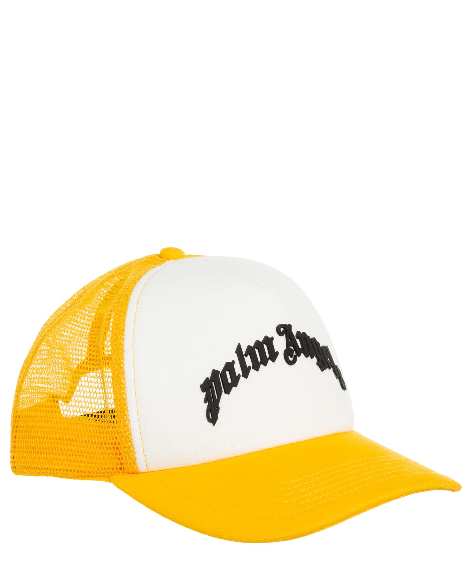 Palm Angels Curved Logo Cotton Hat