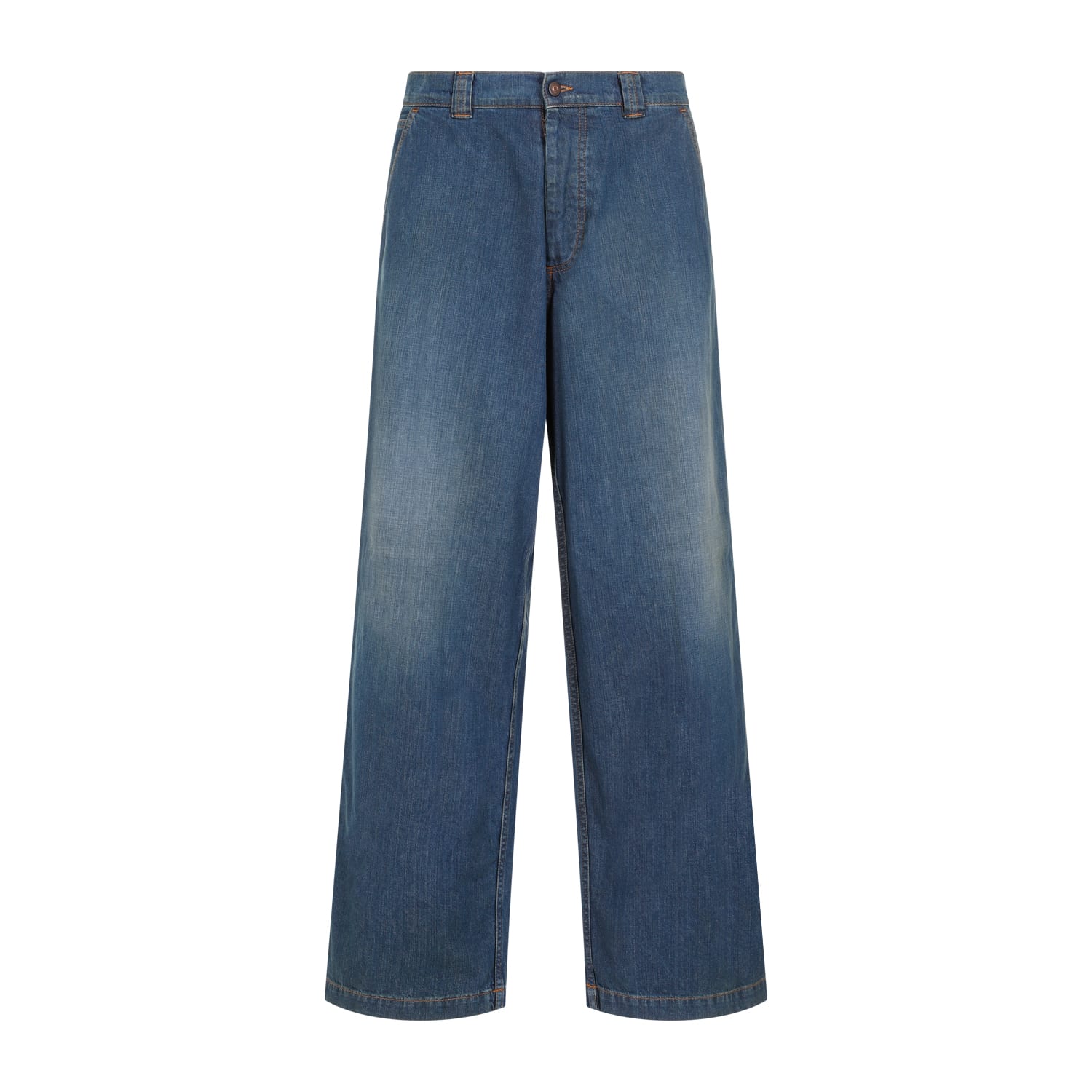 Shop Maison Margiela 5 Pockets Jeans In American Classic