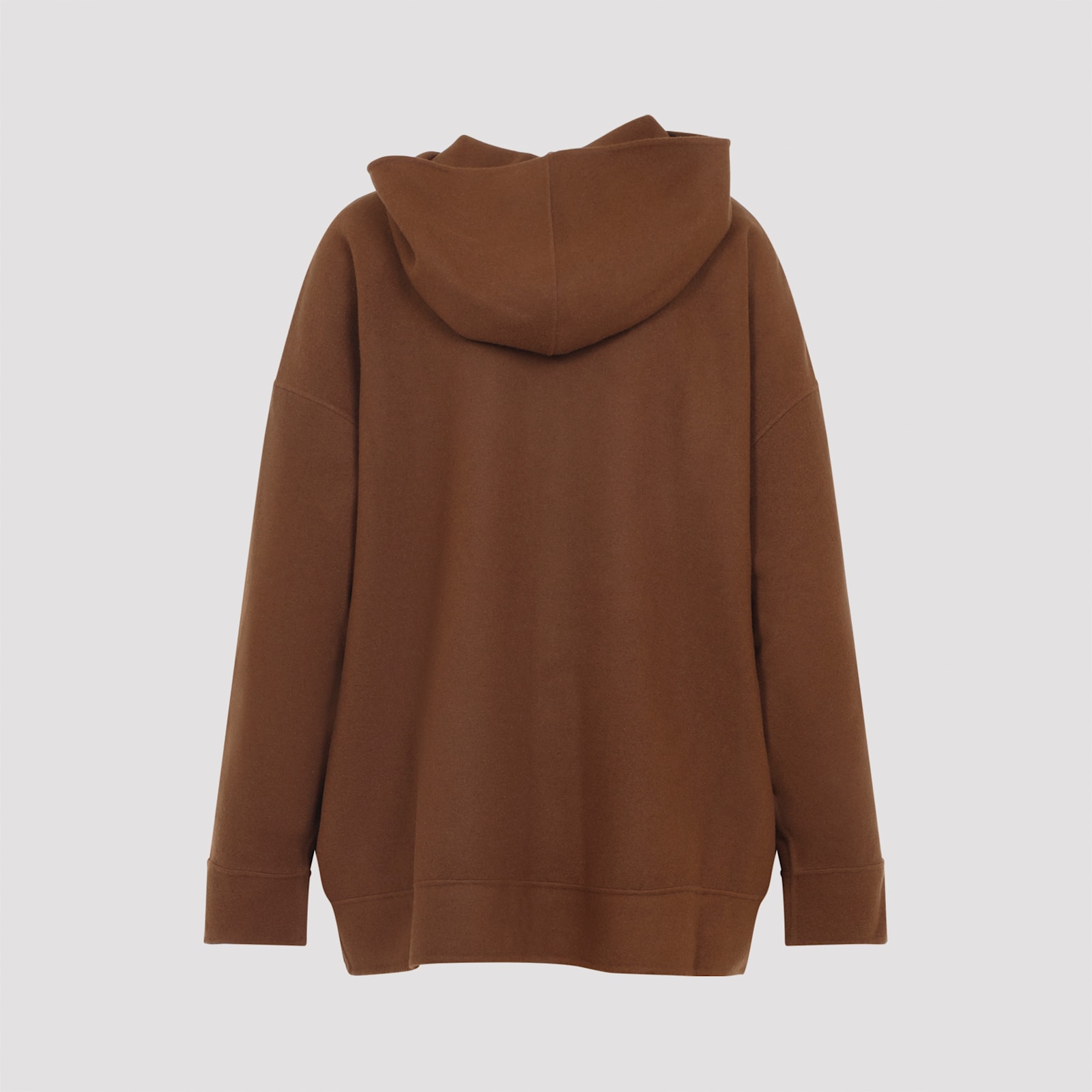 Max Mara Etuania Zip Up Sweatshirt Camello Women In Brown