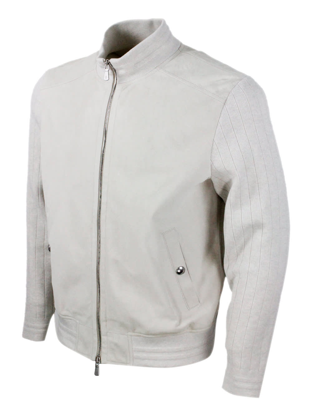 Eleventy Blazer In Sand