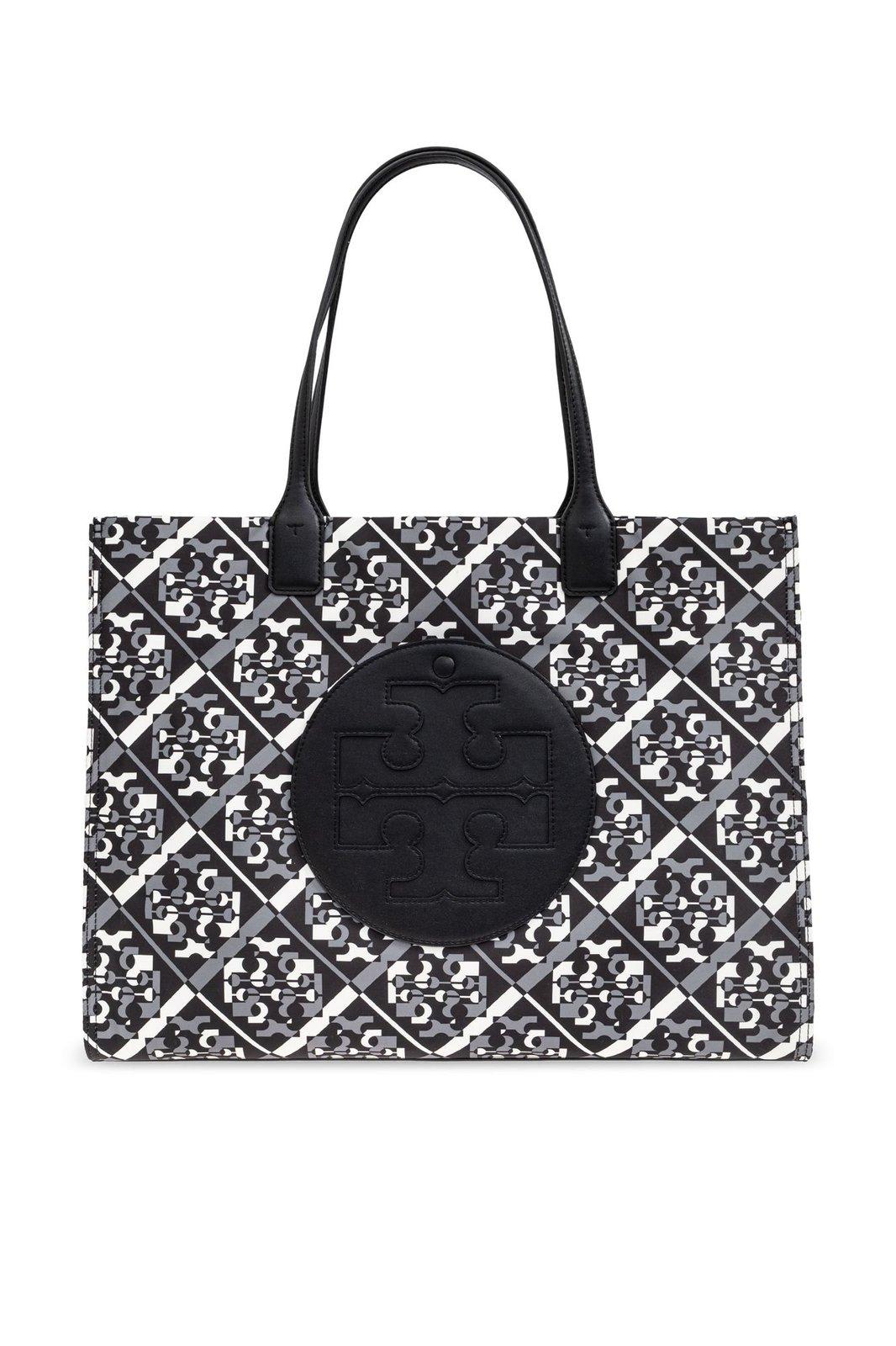 Tory Burch Small Ella Printed Tote In Prismatic Logo