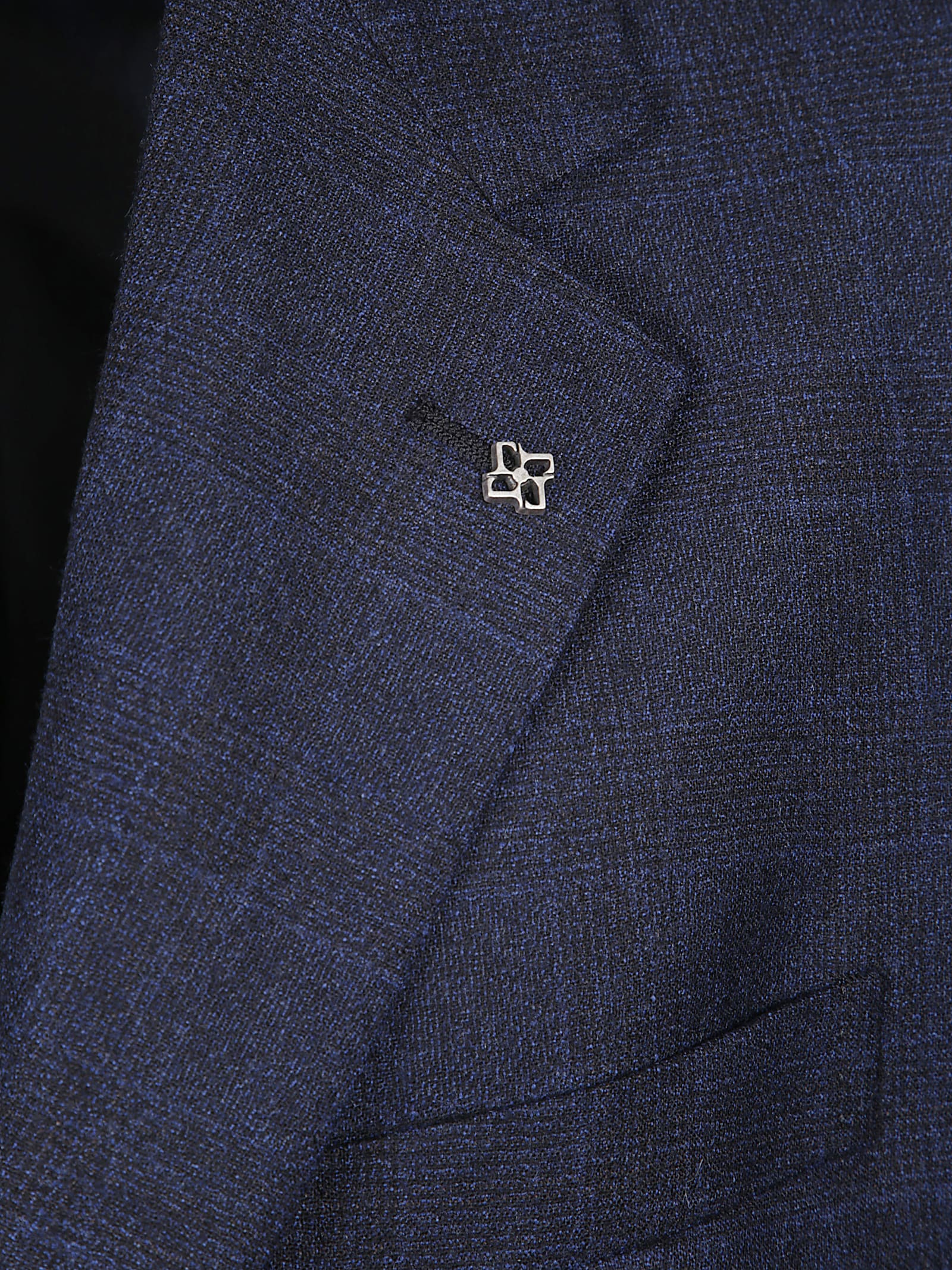 Tagliatore Notch Lapel Suit Jacket Featuring Pockets In Multi