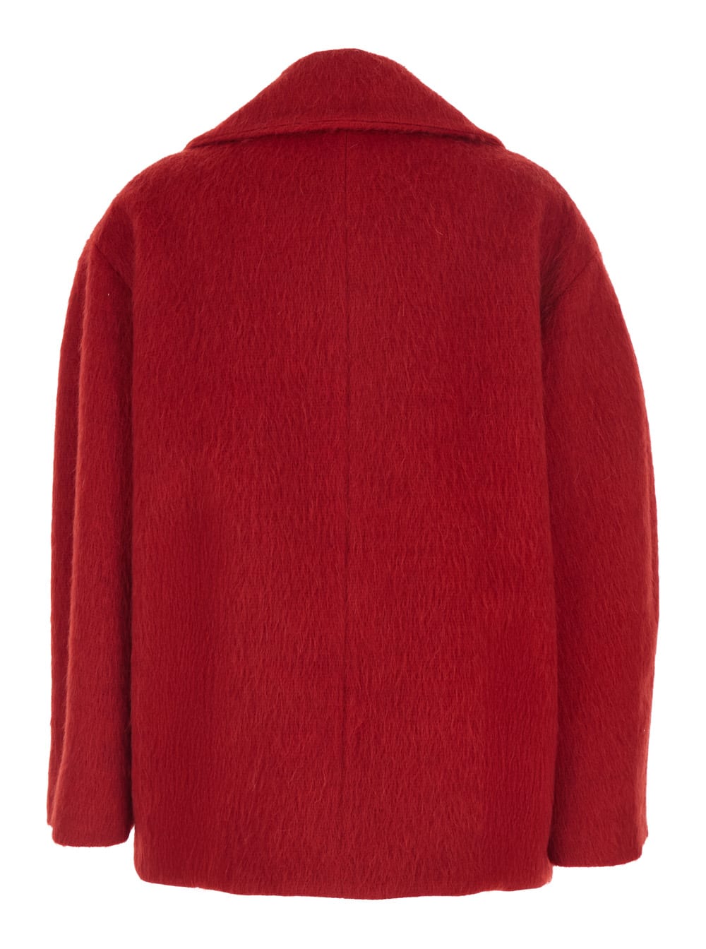 Msgm Cappotto/coat In Red