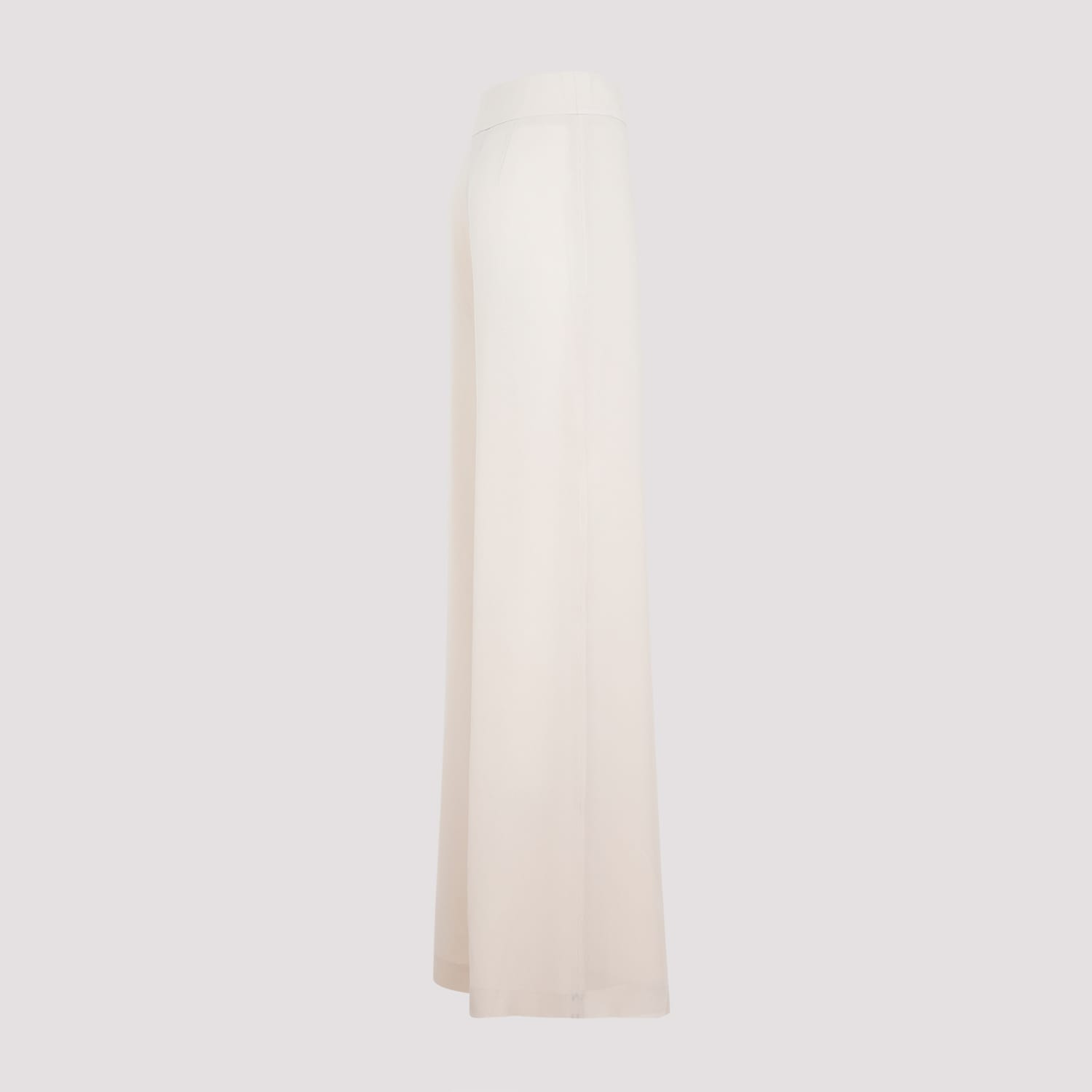 Shop Akris Fellia Chiffon Pants In Greige