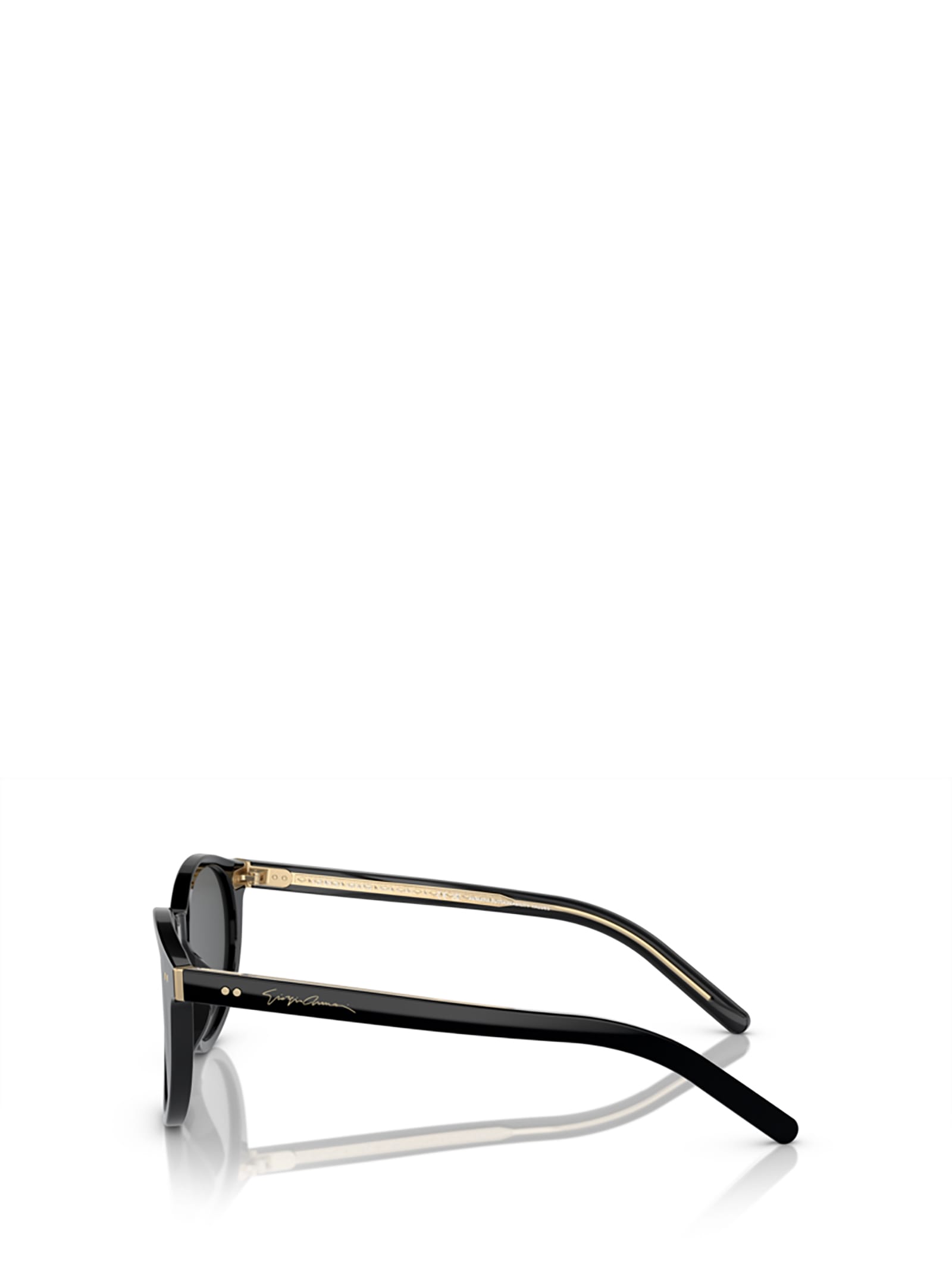 Shop Giorgio Armani Ar8199u Black Sunglasses