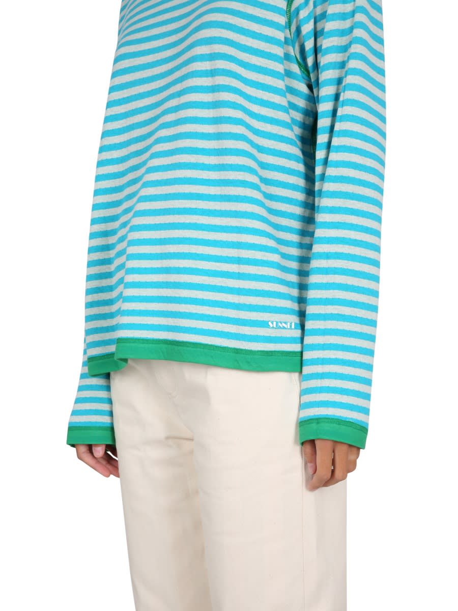 Sunnei Reversible T-shirt In Multicolour