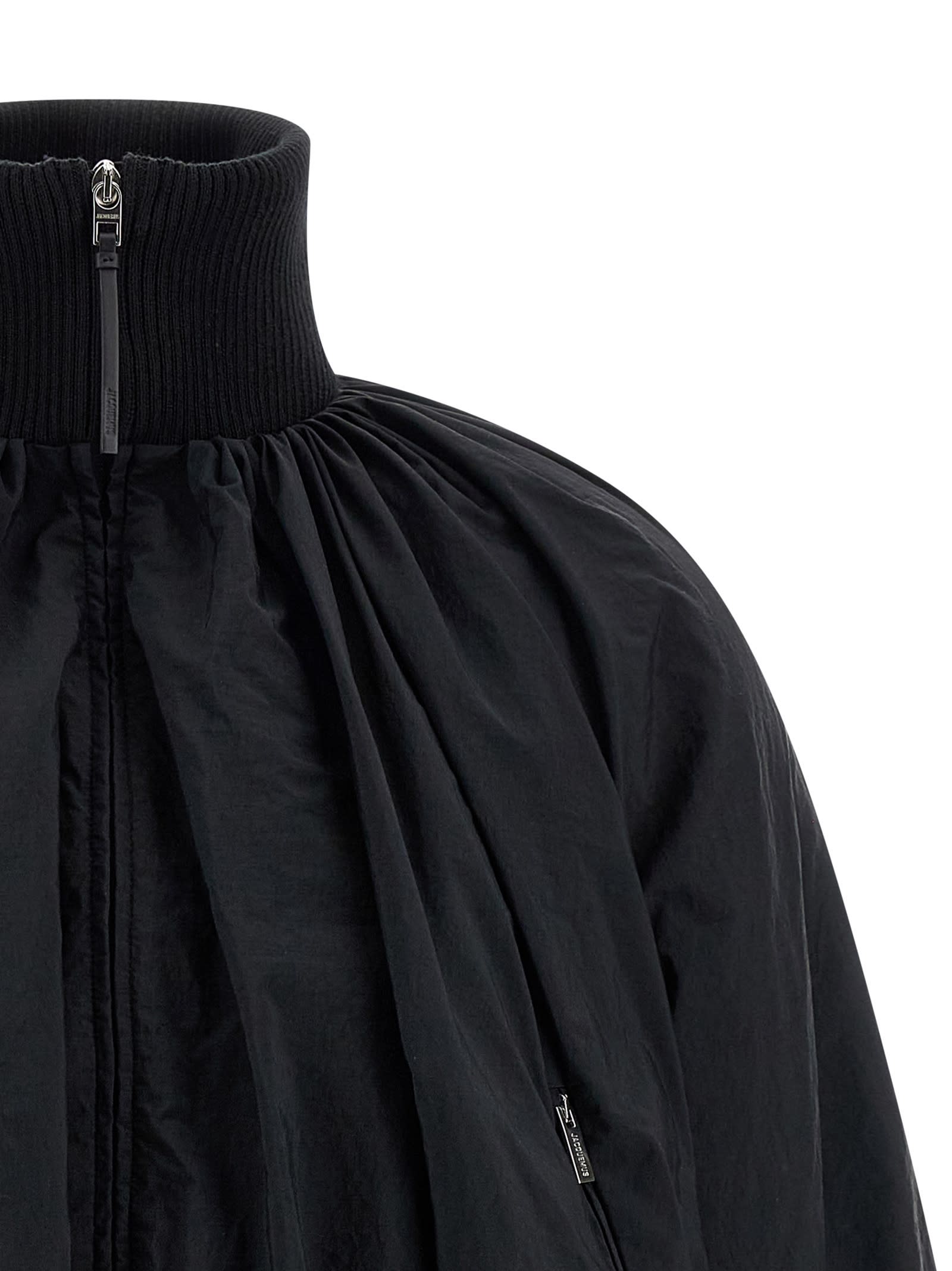 Jacquemus Le Bomber Pallone Bomber Jacket In Black
