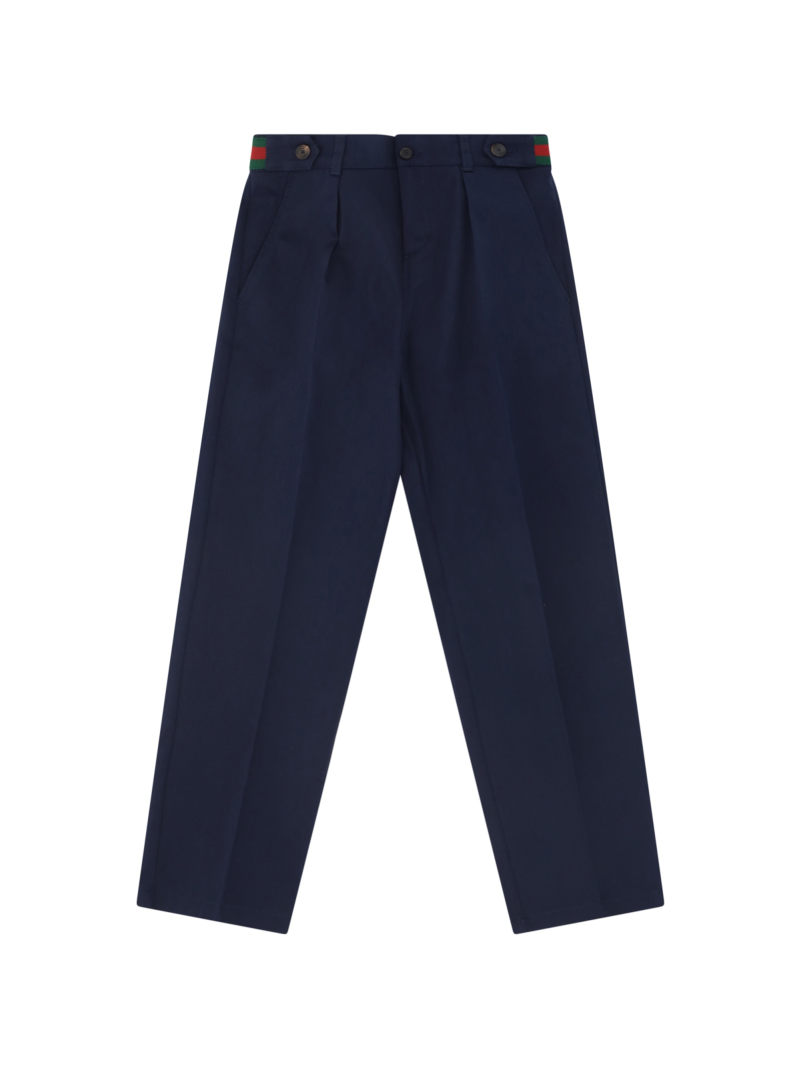 Gucci Kids' Pants For Boy In Blue Japan