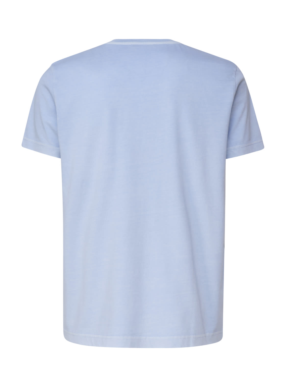Shop Fay T-shirt With Pocket In Light Blue