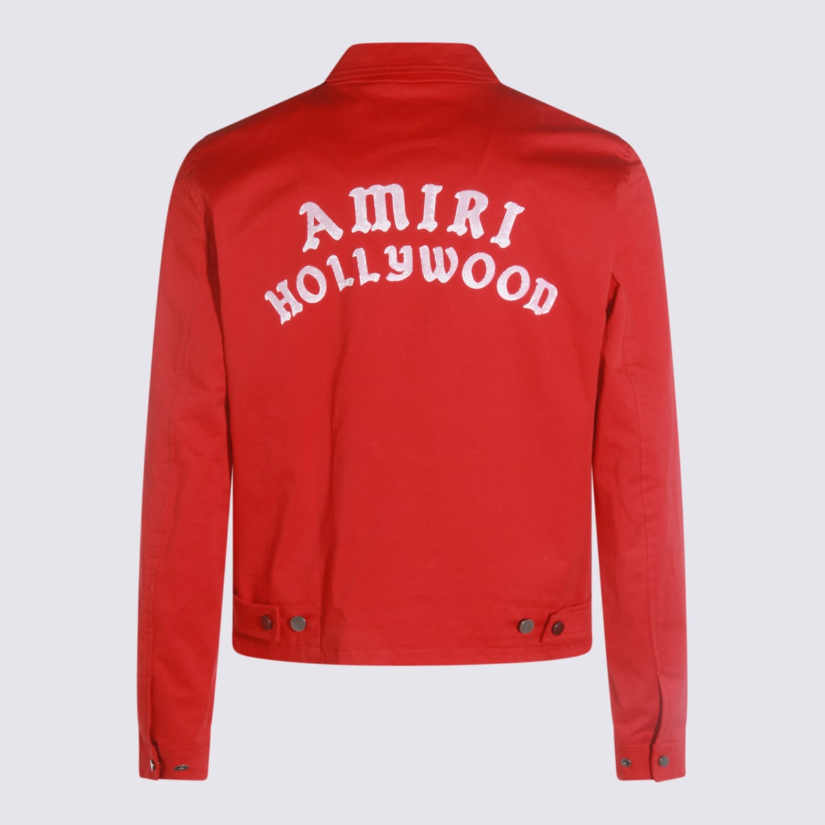 Amiri Jacket Pointed Collar Long Sleeves In Red