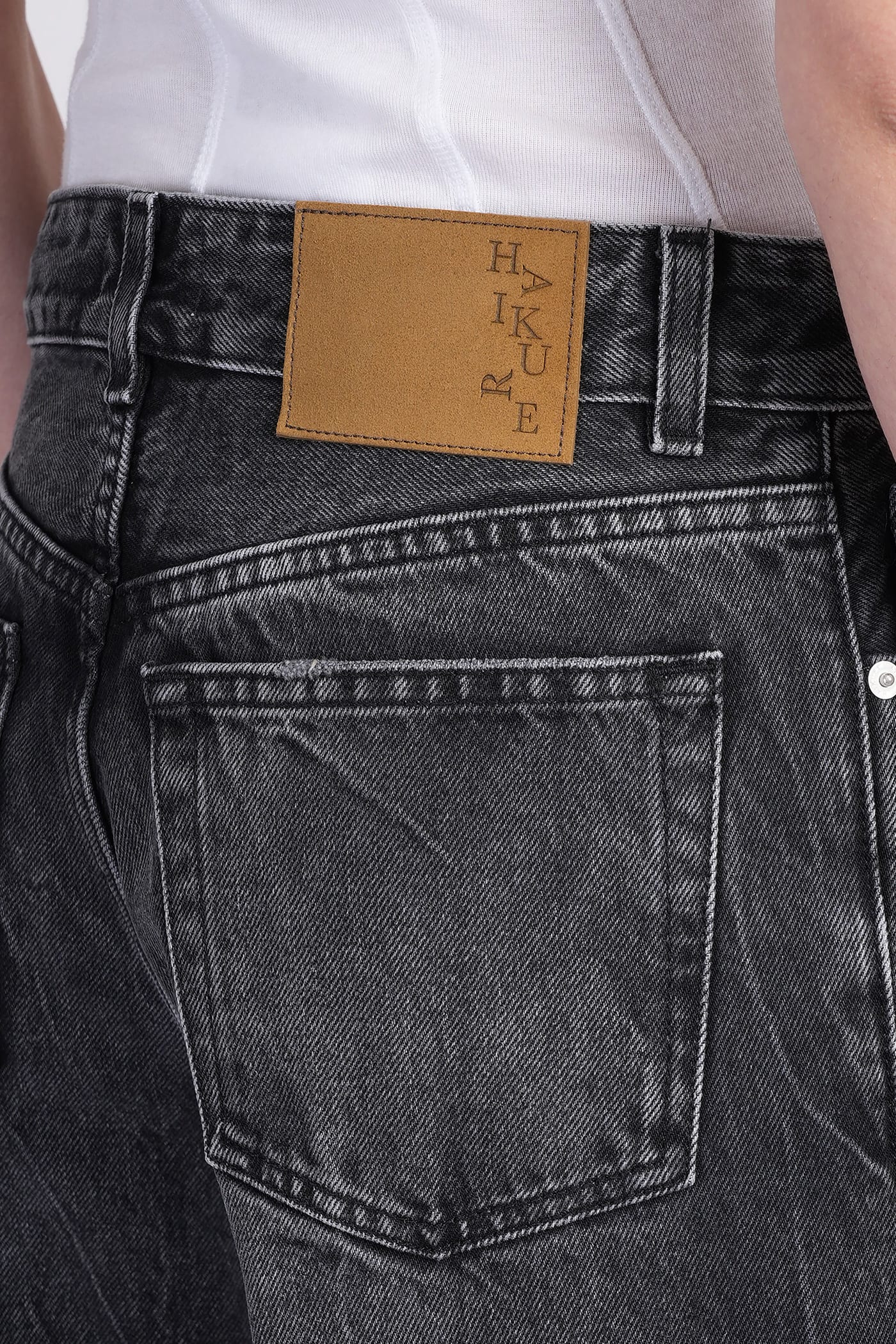 Shop Haikure Betty Jeans In Black Denim
