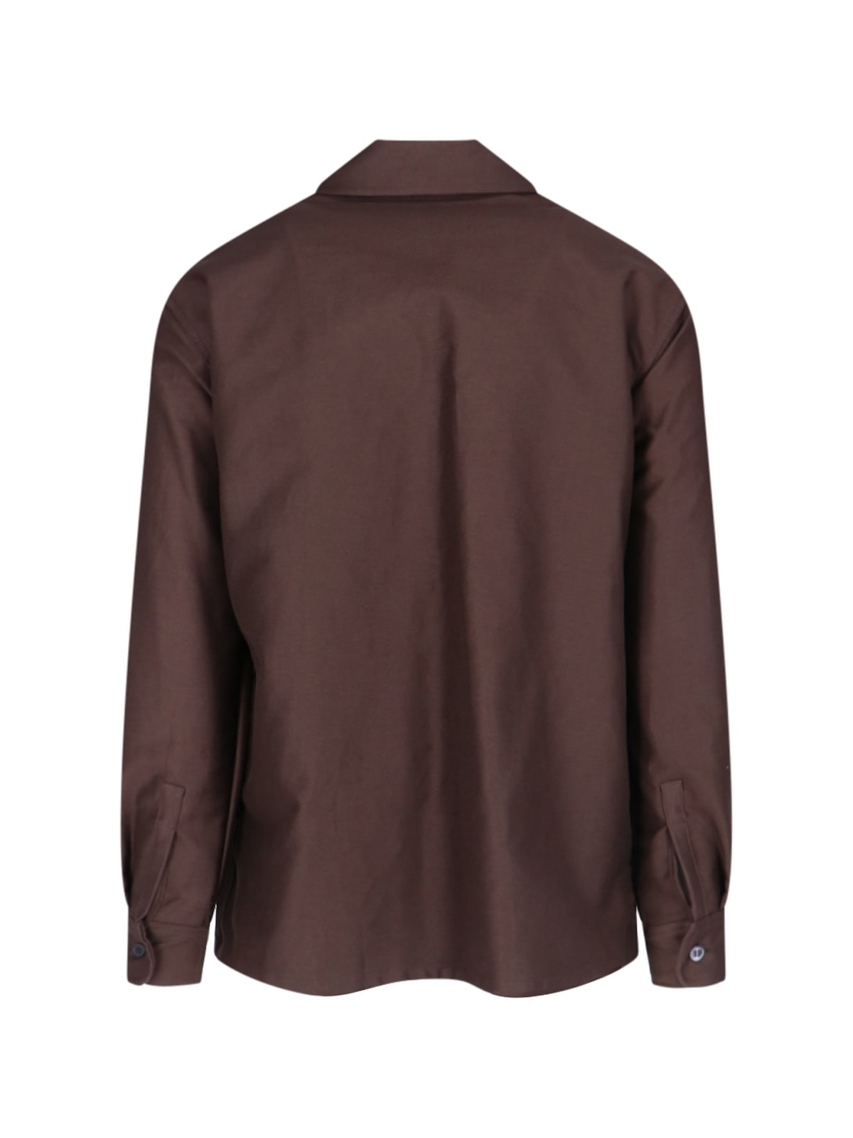 Shop Marni Classic Shirt In Brown