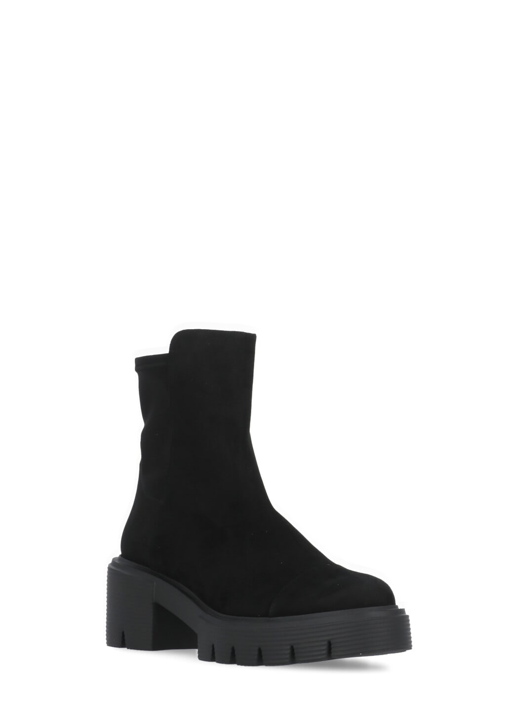 Shop Stuart Weitzman 5050 Soho Boots In Black