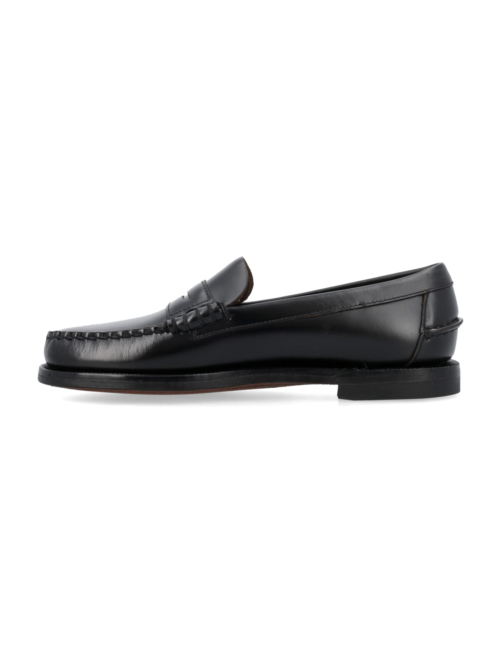 Shop Sebago Classic Dan Loafers In Black