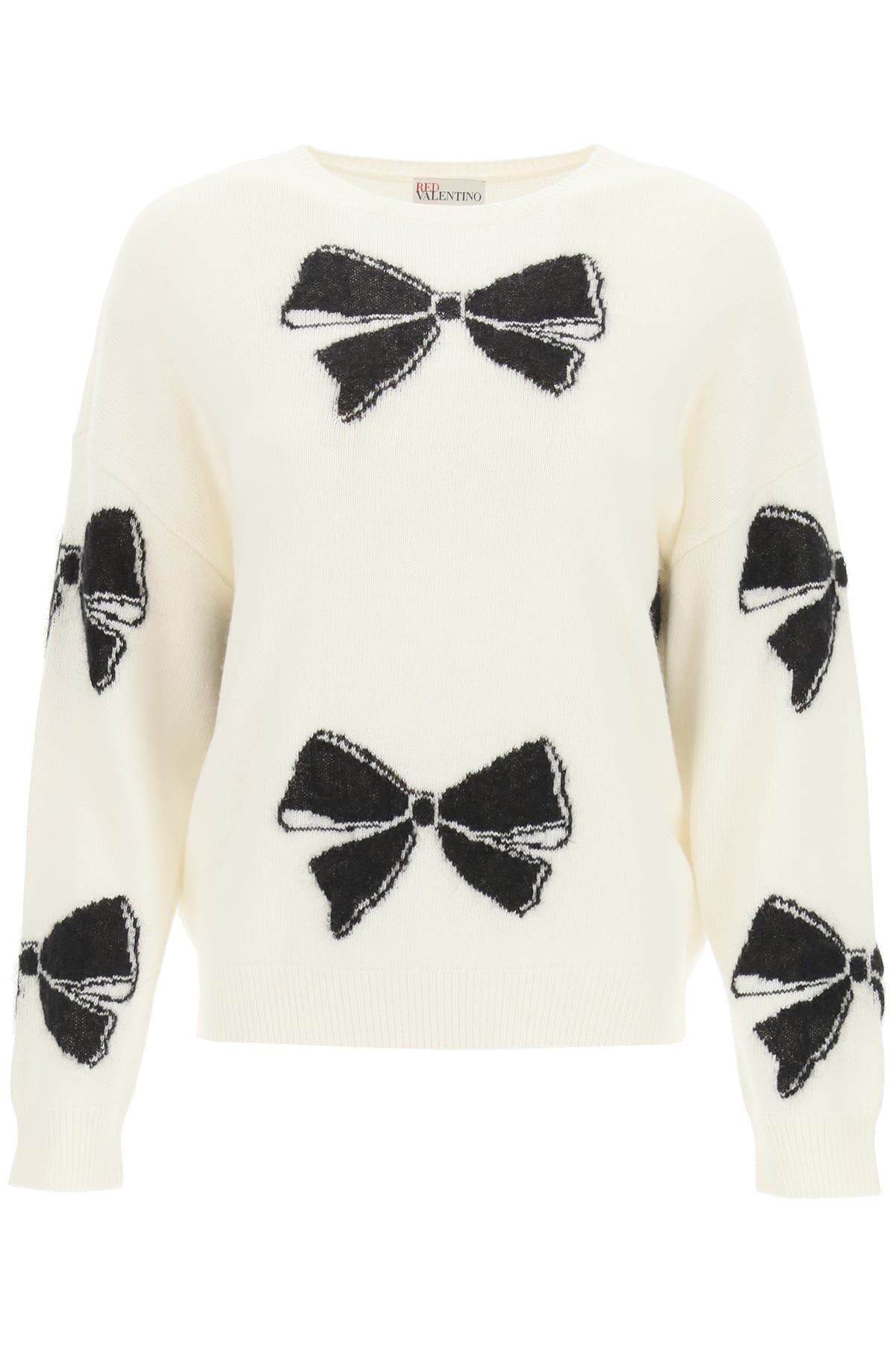 RED Valentino Sweater With Bow Motif