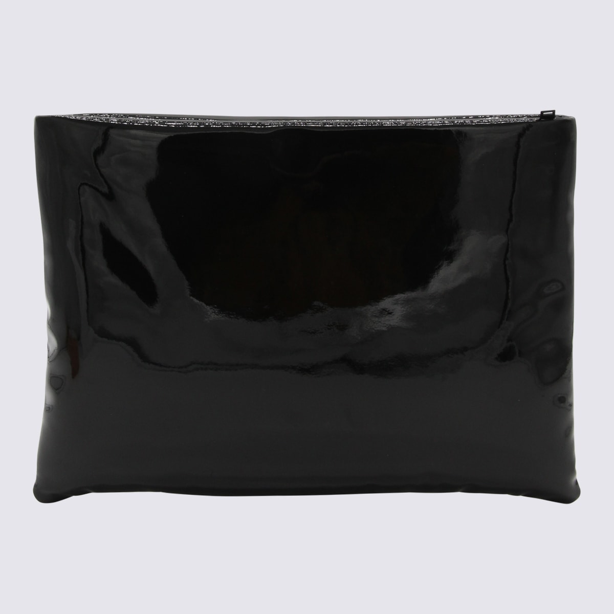 Black Large Puffy Pouch