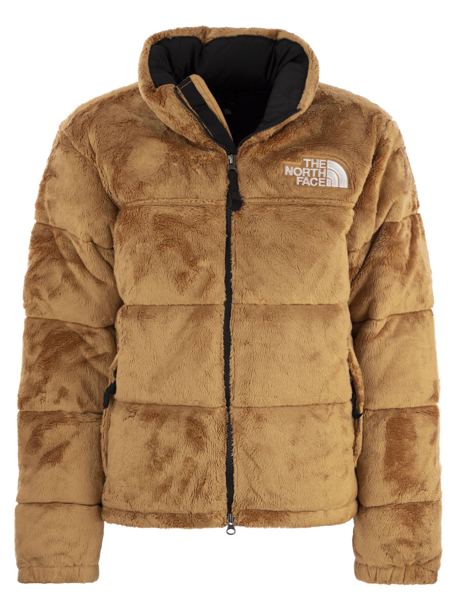 Shop The North Face Versa Velour Nuptse - Down Jacket In Ochre