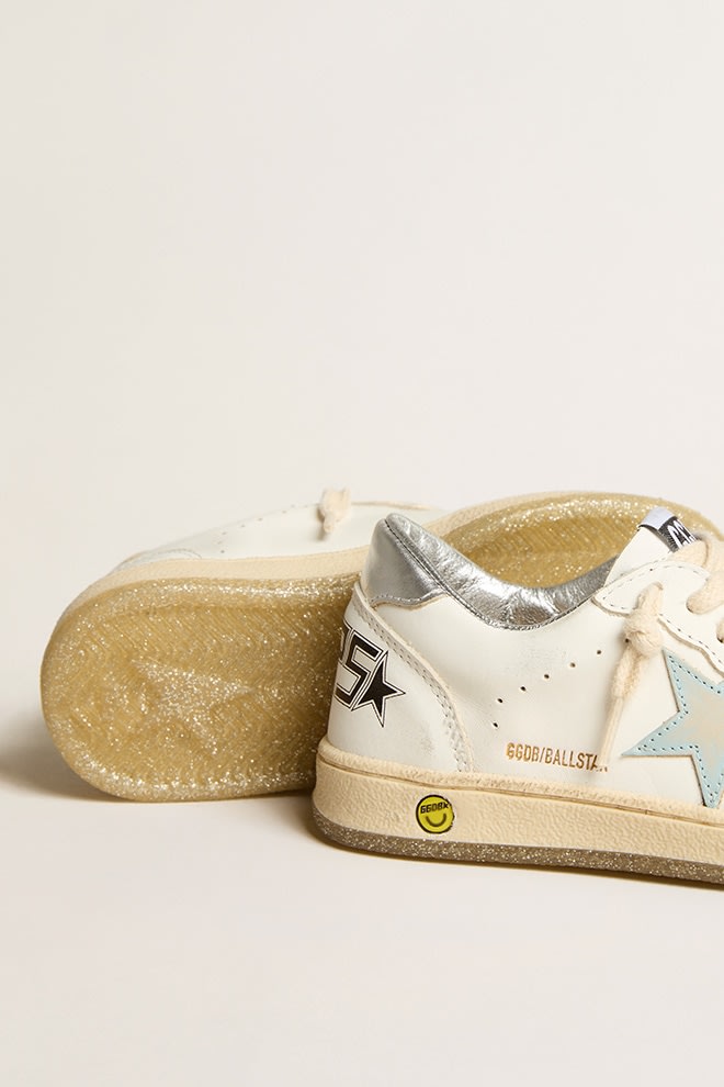 Shop Golden Goose Sneakers Ball Star In White