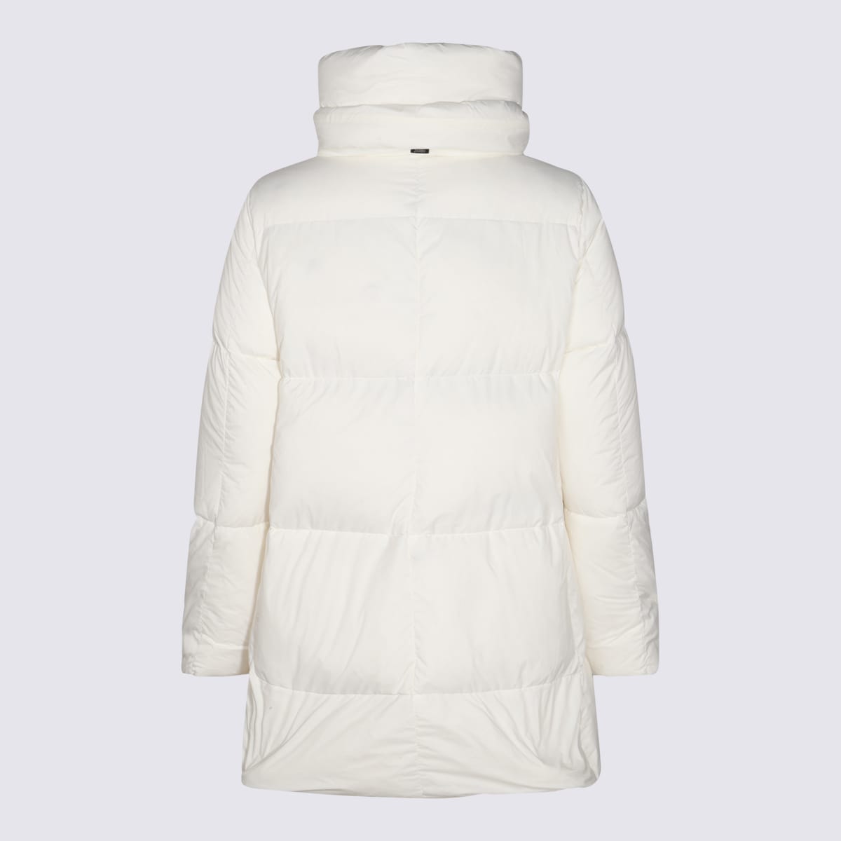 Shop Herno White Down Jacket