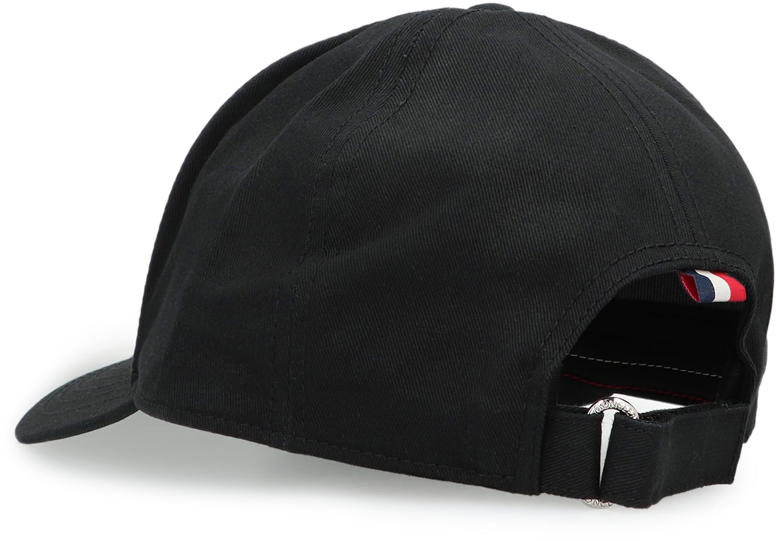 Moncler Logo Embroidery Cap In Black
