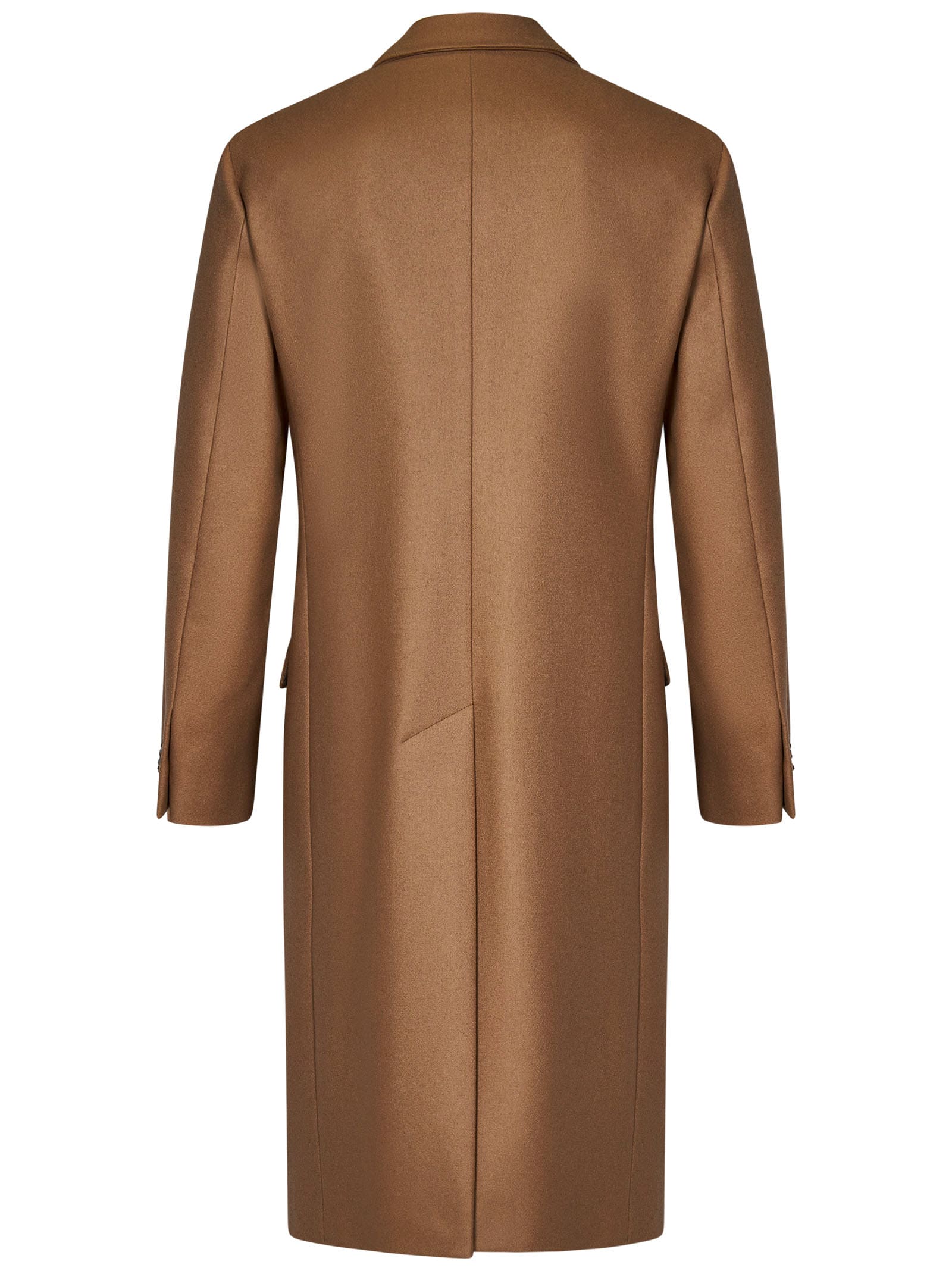 Shop Boglioli Coat In Beige