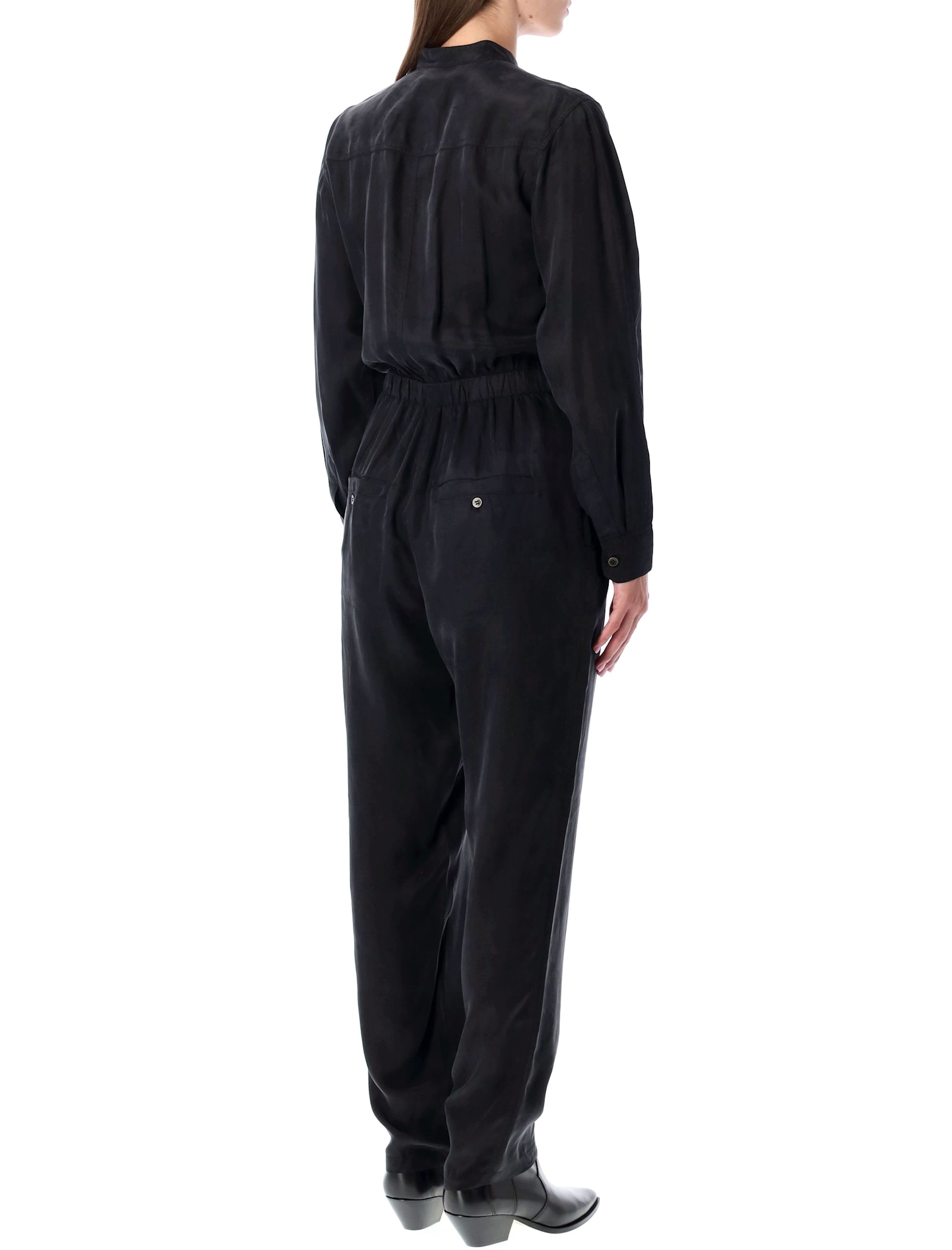 Isabel Marant Étoile Isabel Marant Etoile Marant Étoile Black Buttoned Jumpsuit In Black
