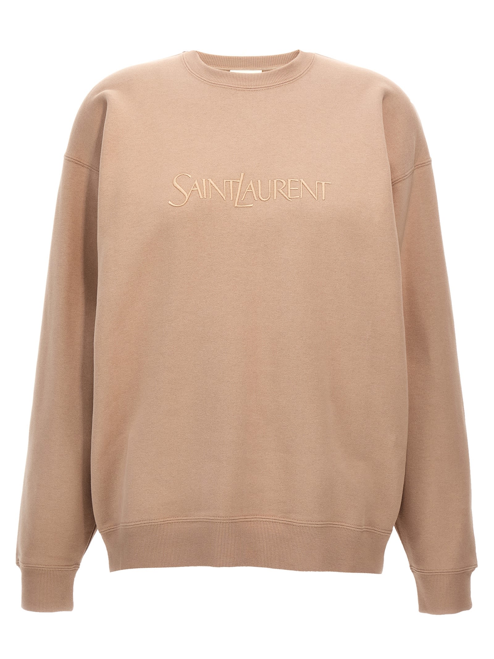 Shop Saint Laurent Sweatshirt In Pink