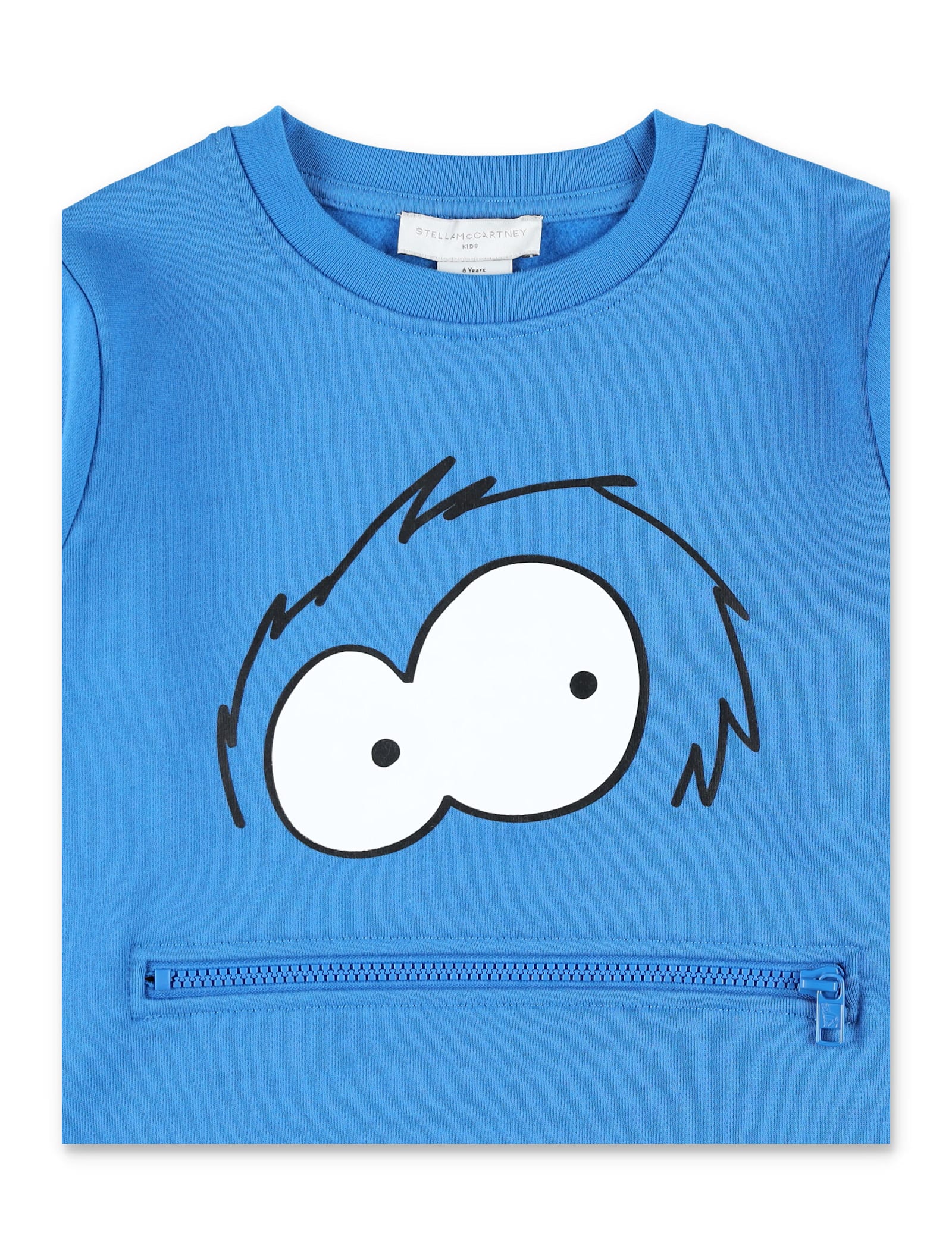 Stella Mccartney Kid - Kids Monster Print Sweatshirt In Blue