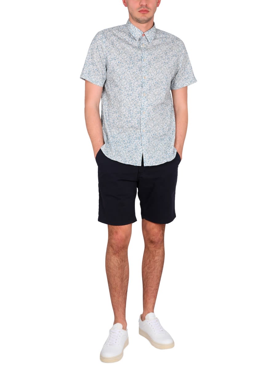 PS BY PAUL SMITH WAVE PRINT SHIRT 