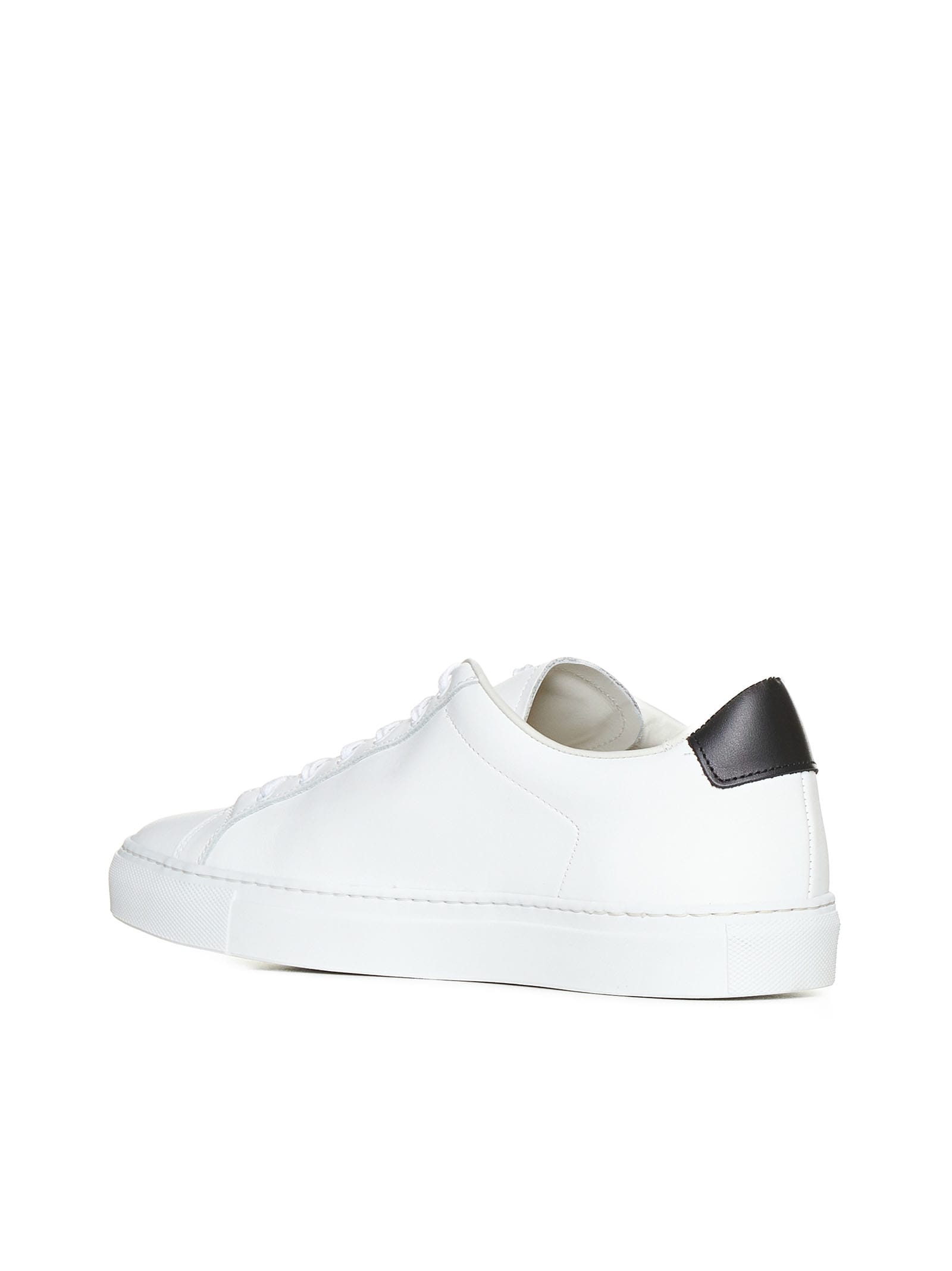 Common Projects White Leather Sneakers In White